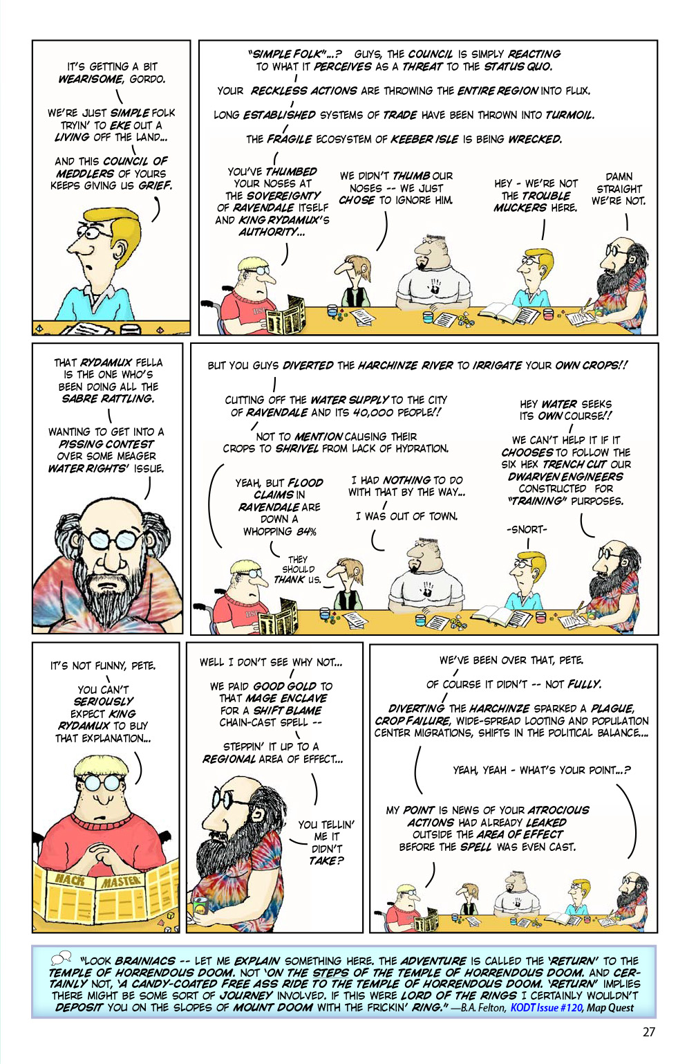 Read online Knights of the Dinner Table comic -  Issue #194 - 29