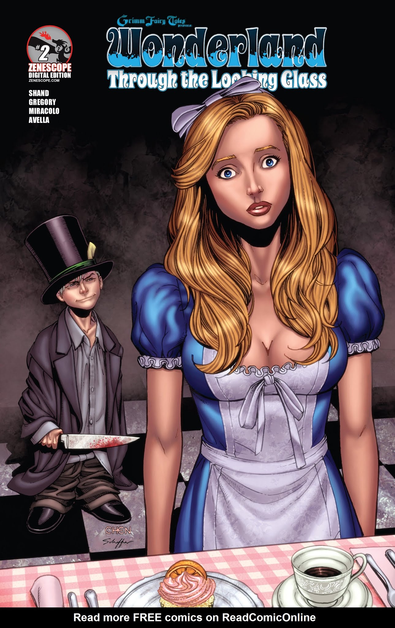 Read online Grimm Fairy Tales presents Wonderland: Through the Looking Glass comic -  Issue #2 - 1