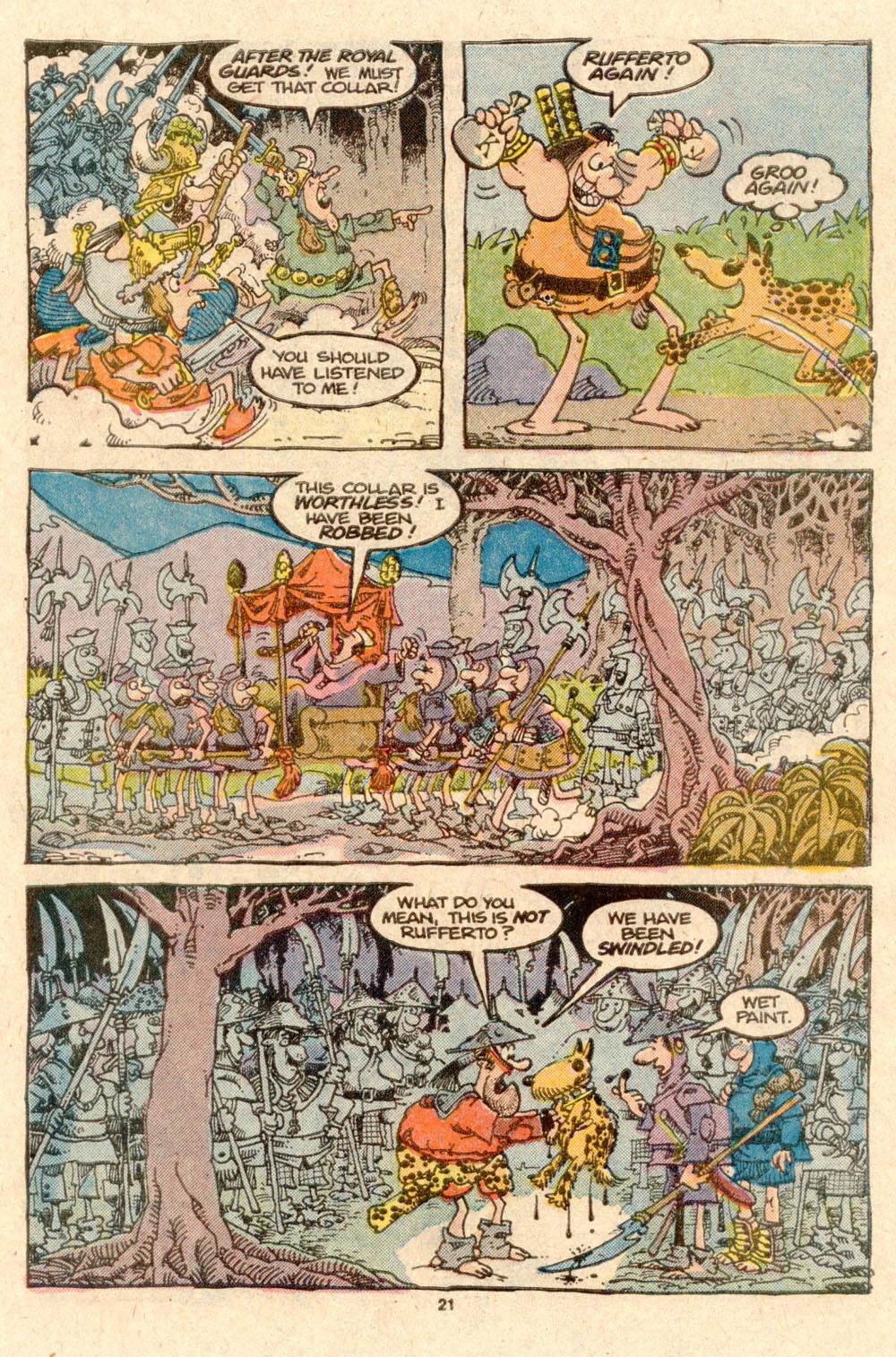 Read online Sergio Aragonés Groo the Wanderer comic -  Issue #30 - 21