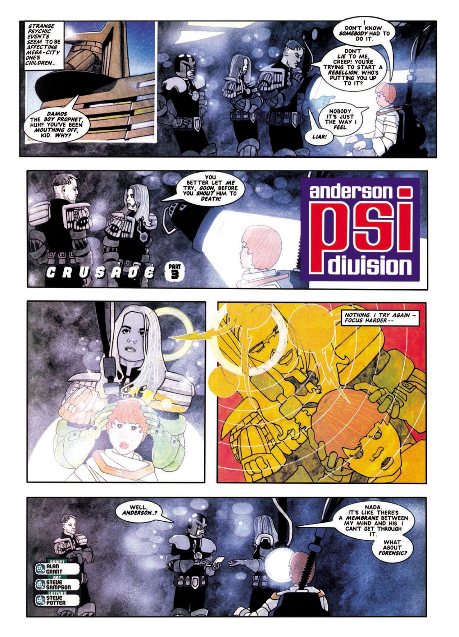 Read online Judge Anderson: The Psi Files comic -  Issue # TPB 3 - 163