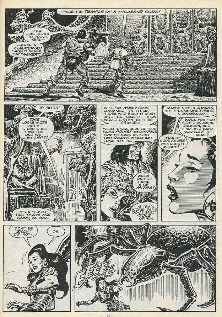 Read online The Savage Sword Of Conan comic -  Issue #197 - 37