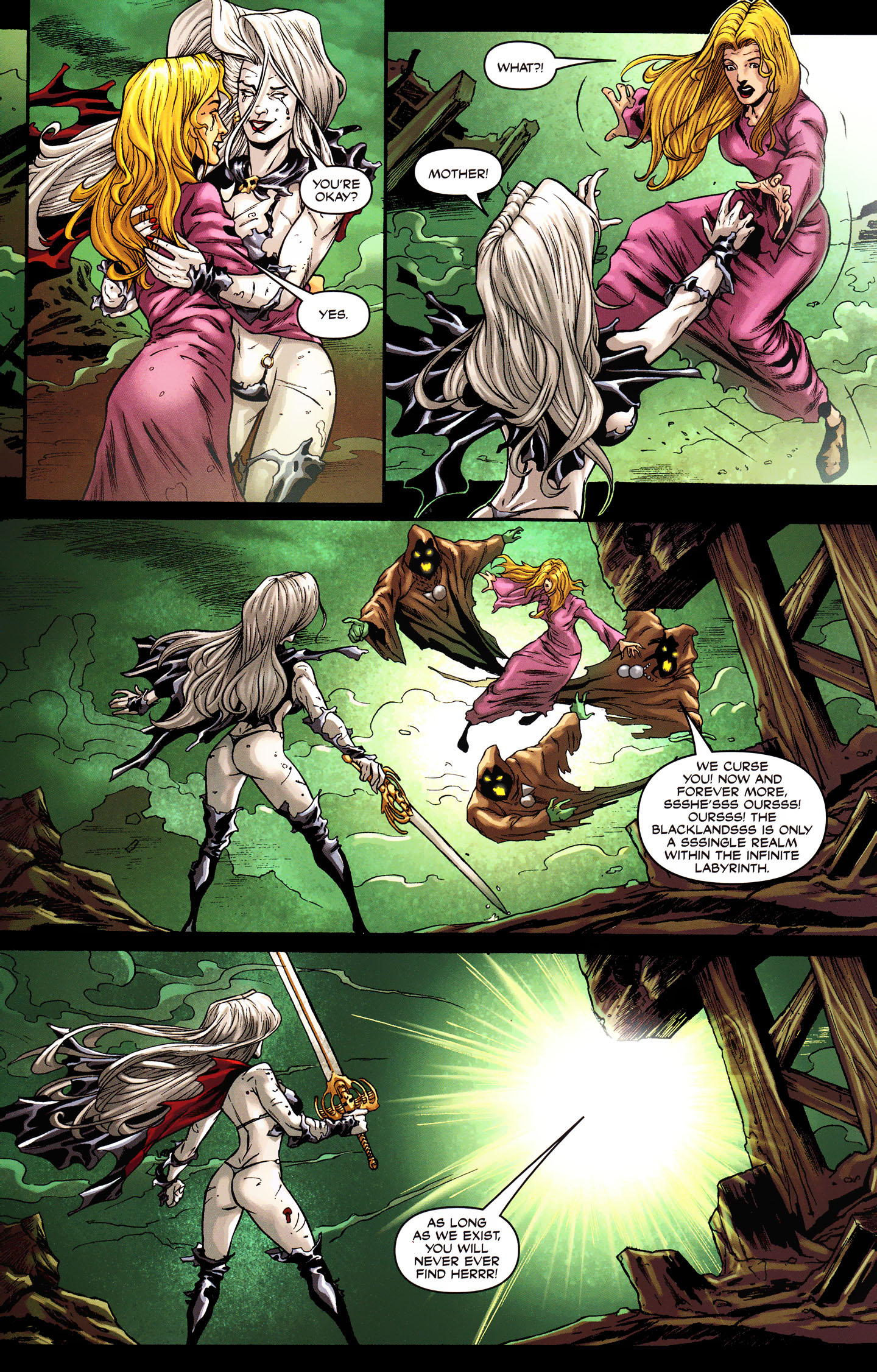 Read online Lady Death: Origins - Cursed comic -  Issue #3 - 22