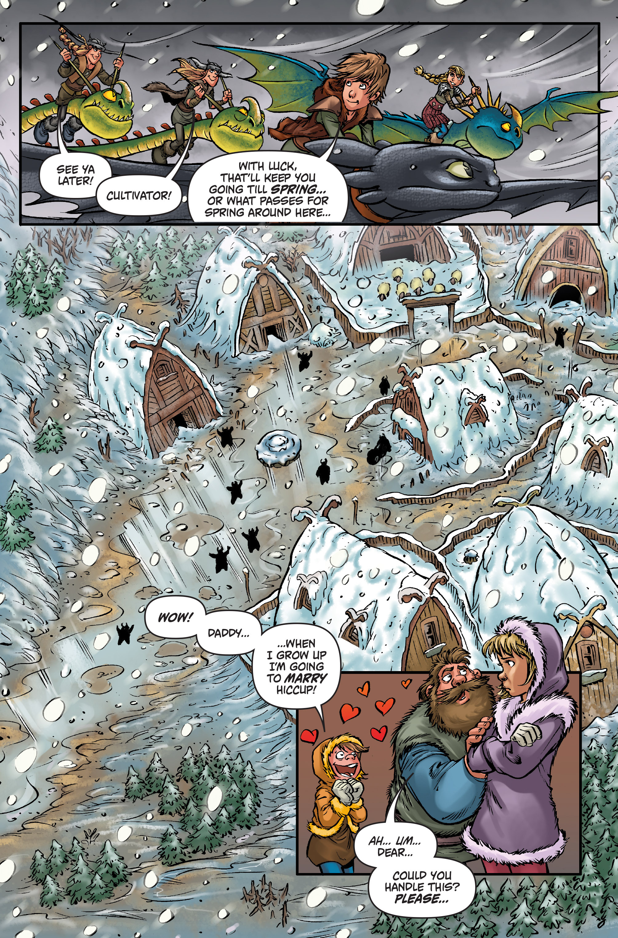 Read online DreamWorks Dragons: Defenders of Berk Collection: Fire & Ice comic -  Issue # TPB - 61
