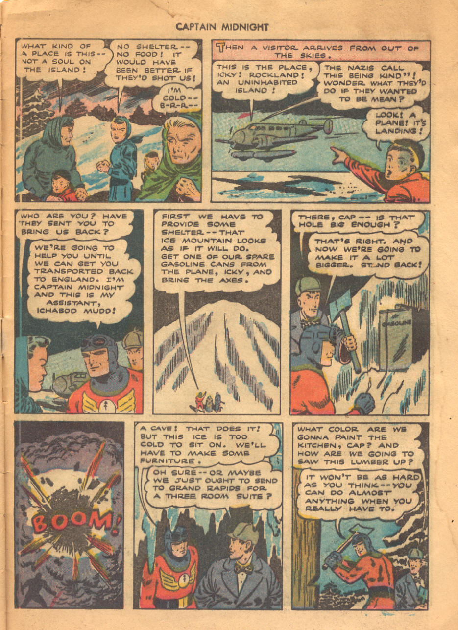 Read online Captain Midnight (1942) comic -  Issue #23 - 29