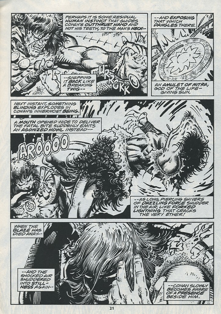 Read online The Savage Sword Of Conan comic -  Issue #221 - 23