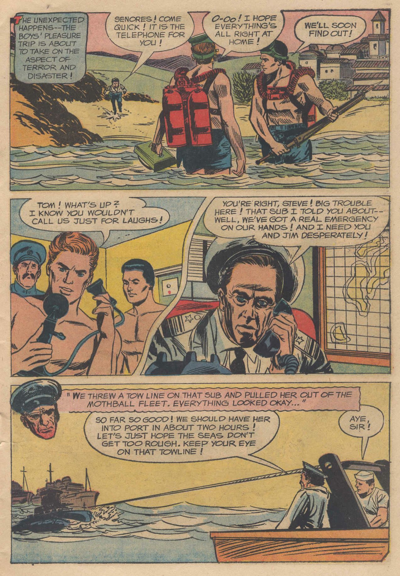 Read online The Frogmen comic -  Issue #6 - 7