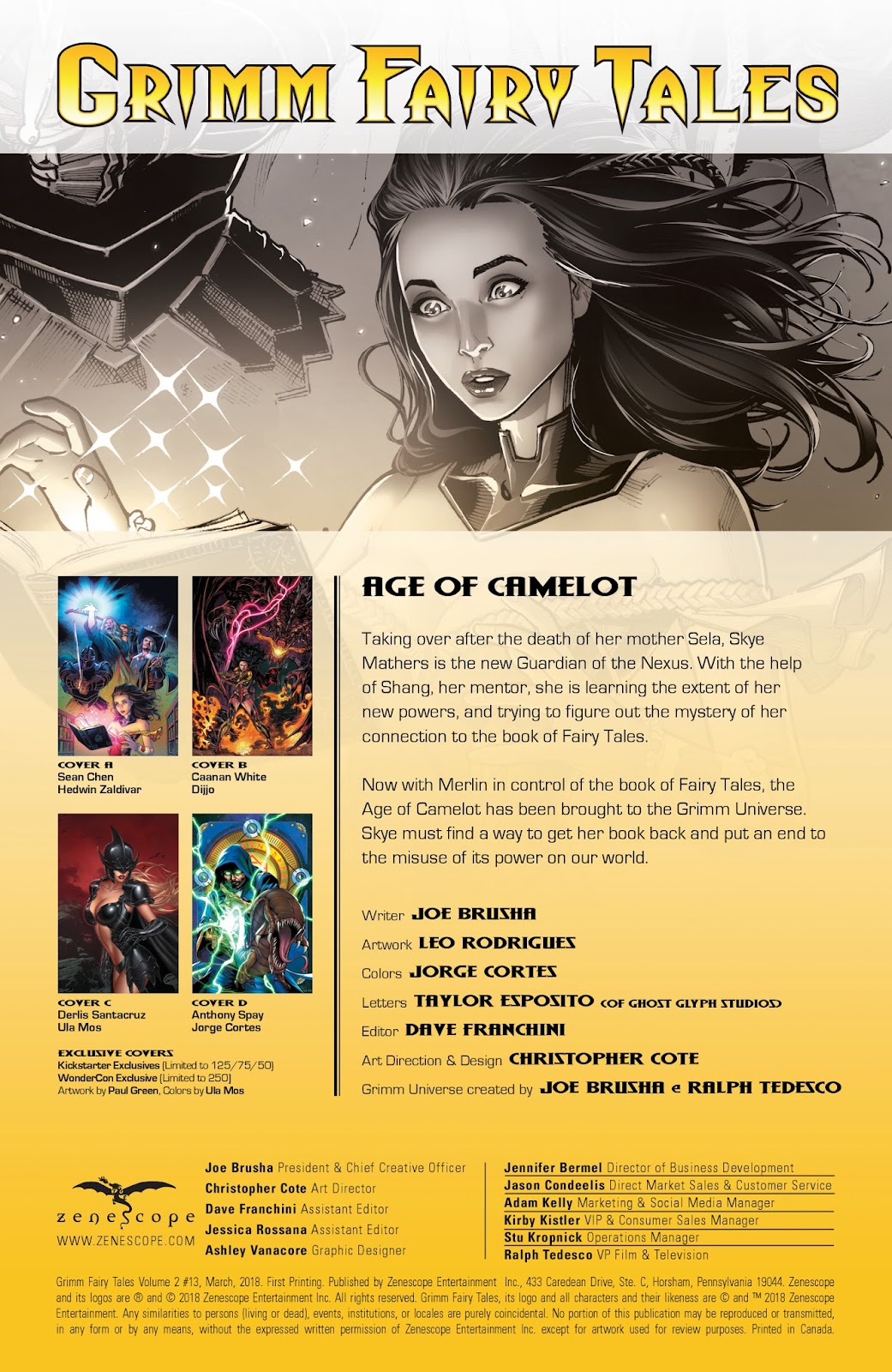 Grimm Fairy Tales (2016) issue 13 - Page 2