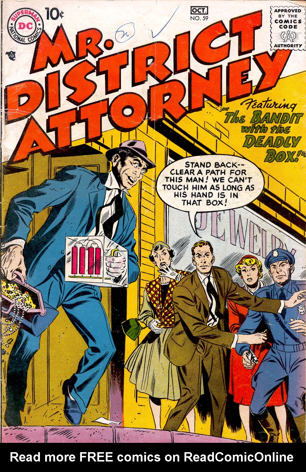 Read online Mr. District Attorney comic -  Issue #59 - 1