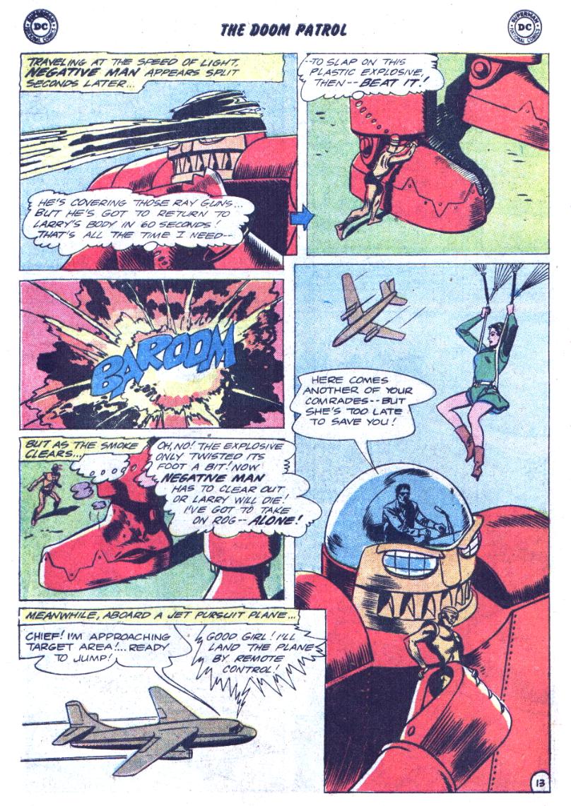 Read online Doom Patrol (1964) comic -  Issue #86 - 16