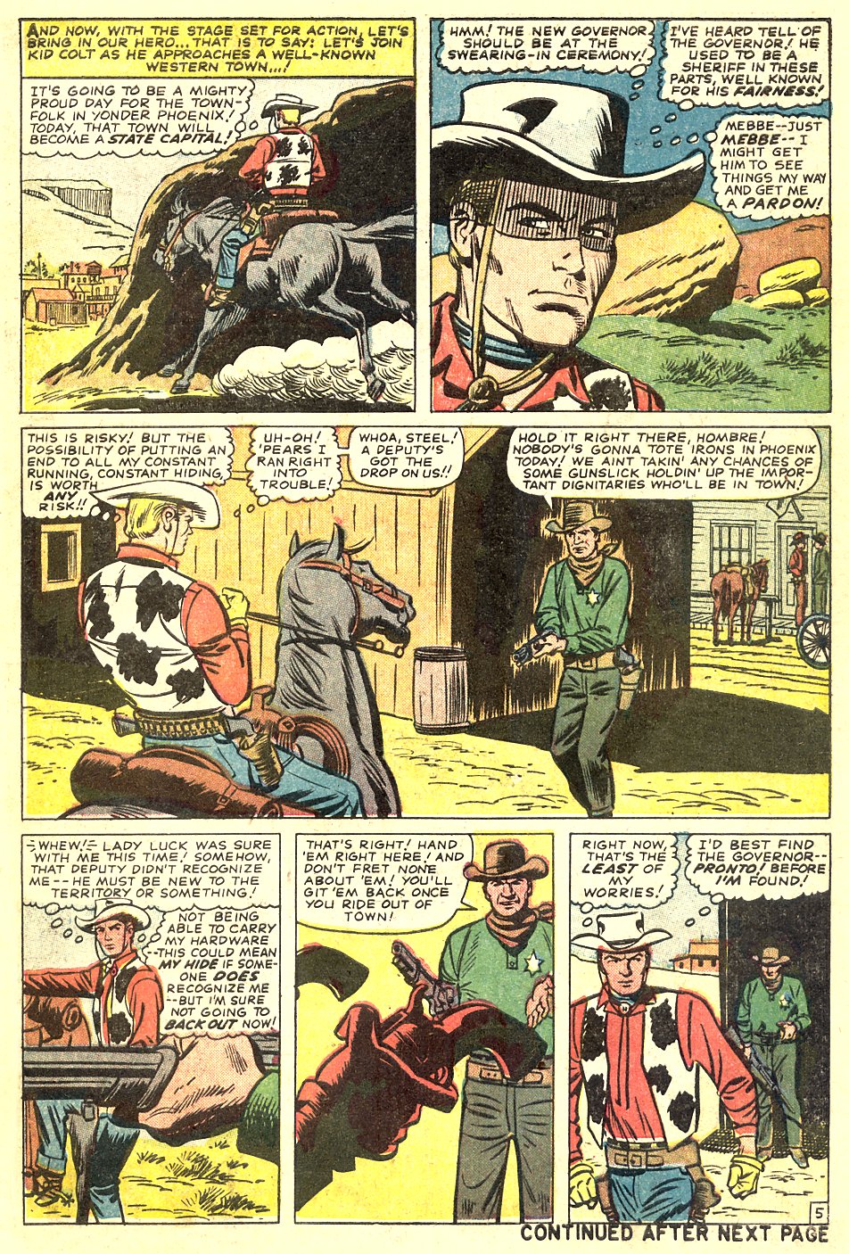 Read online Kid Colt Outlaw comic -  Issue #127 - 7