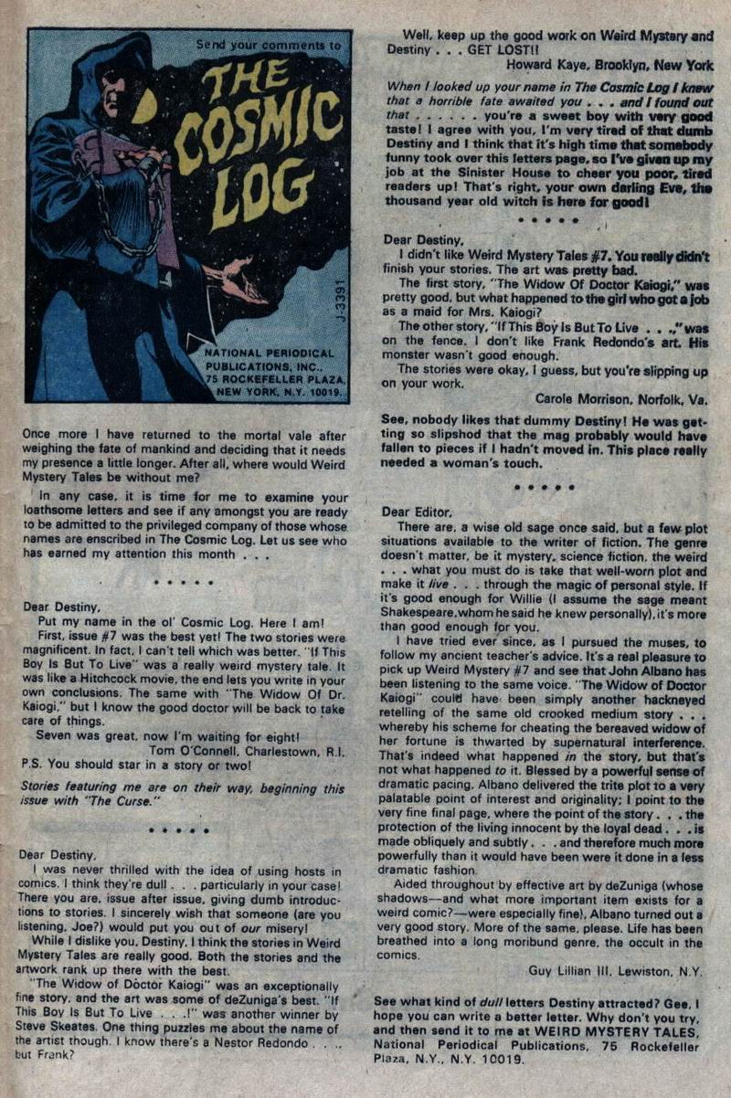 Read online Weird Mystery Tales comic -  Issue #10 - 22