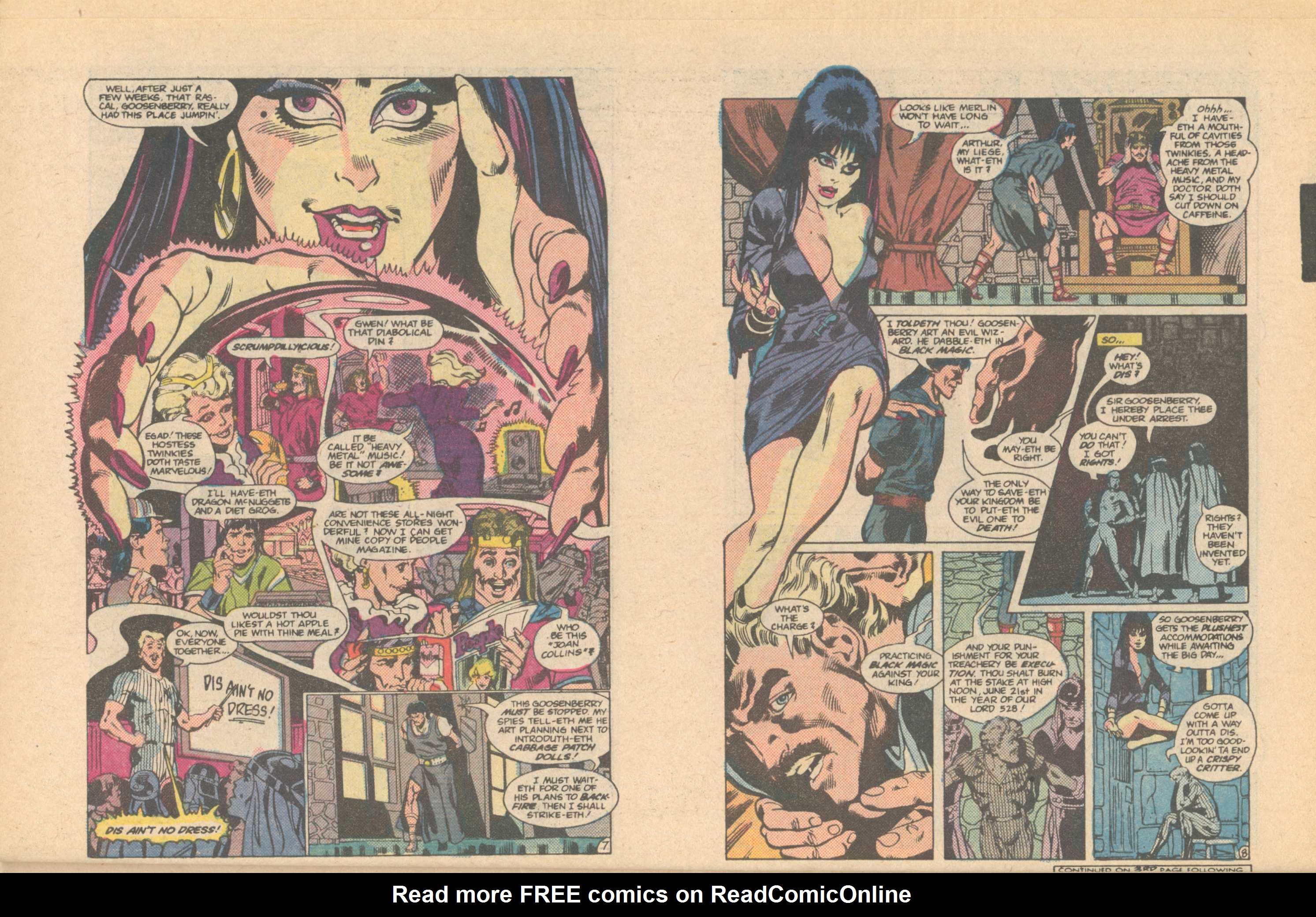 Elvira's House of Mystery Issue #6 #7 - English 6