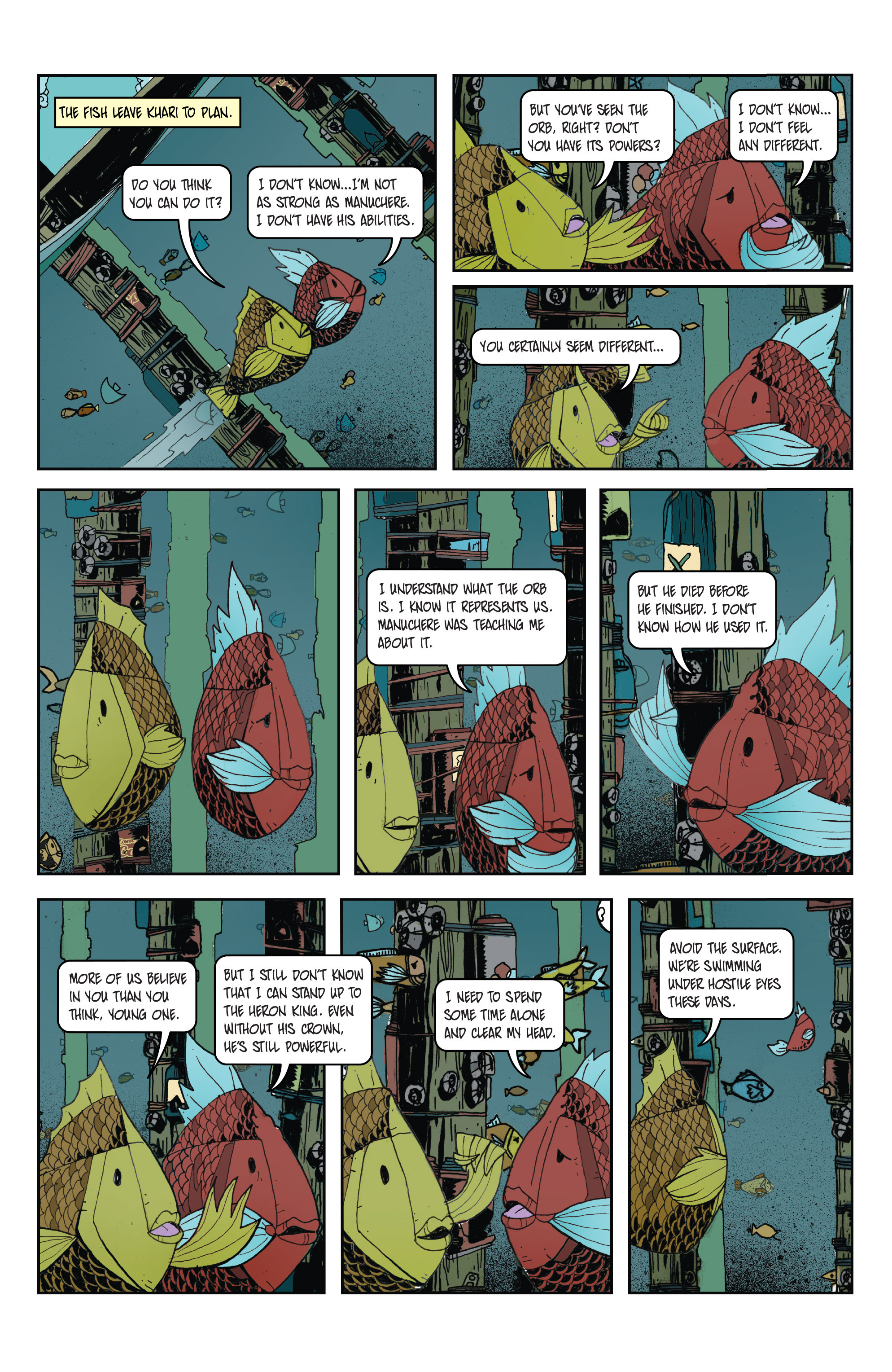 Read online The Little Red Fish comic -  Issue #4 - 13