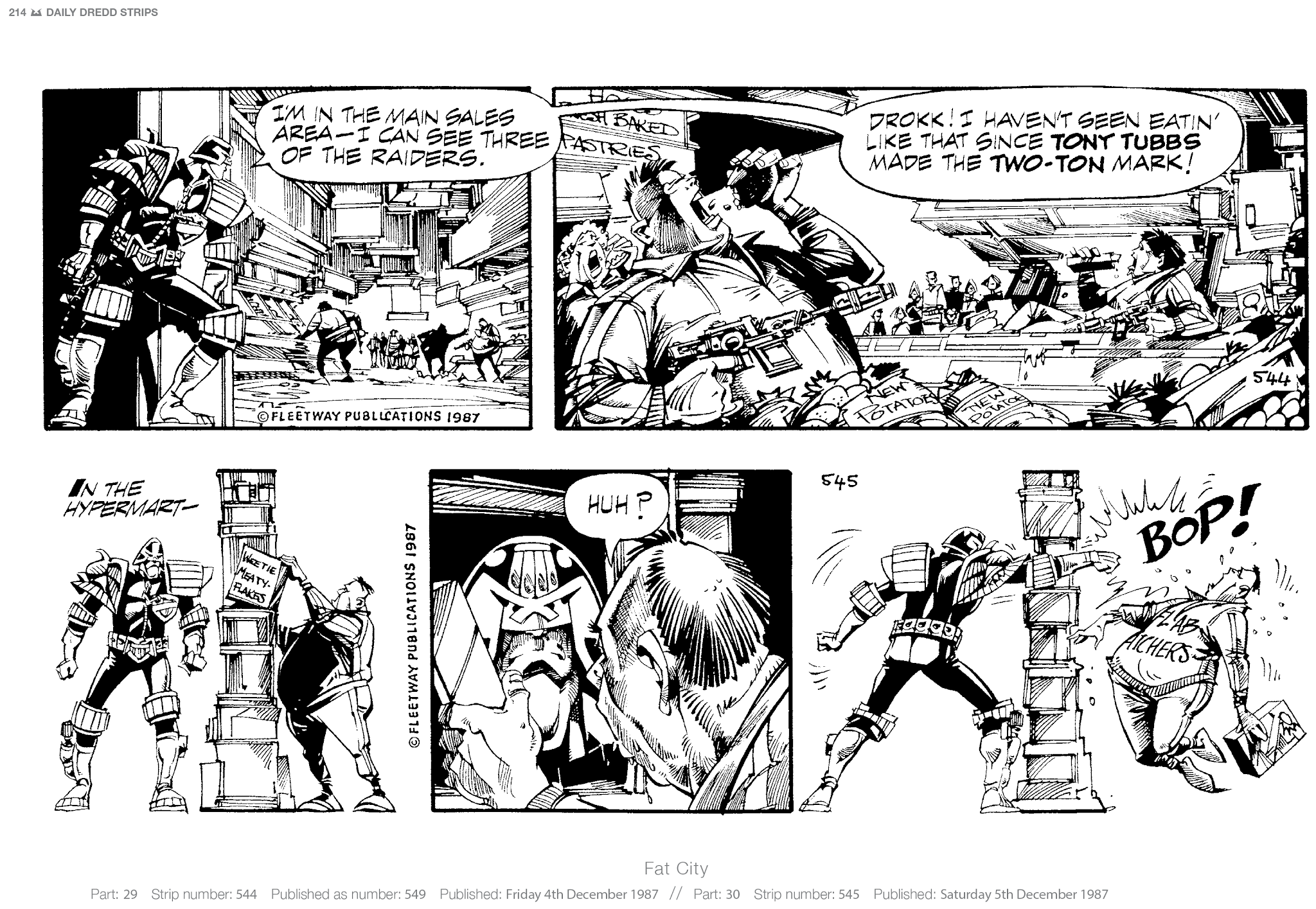 Read online Judge Dredd: The Daily Dredds comic -  Issue # TPB 2 - 217