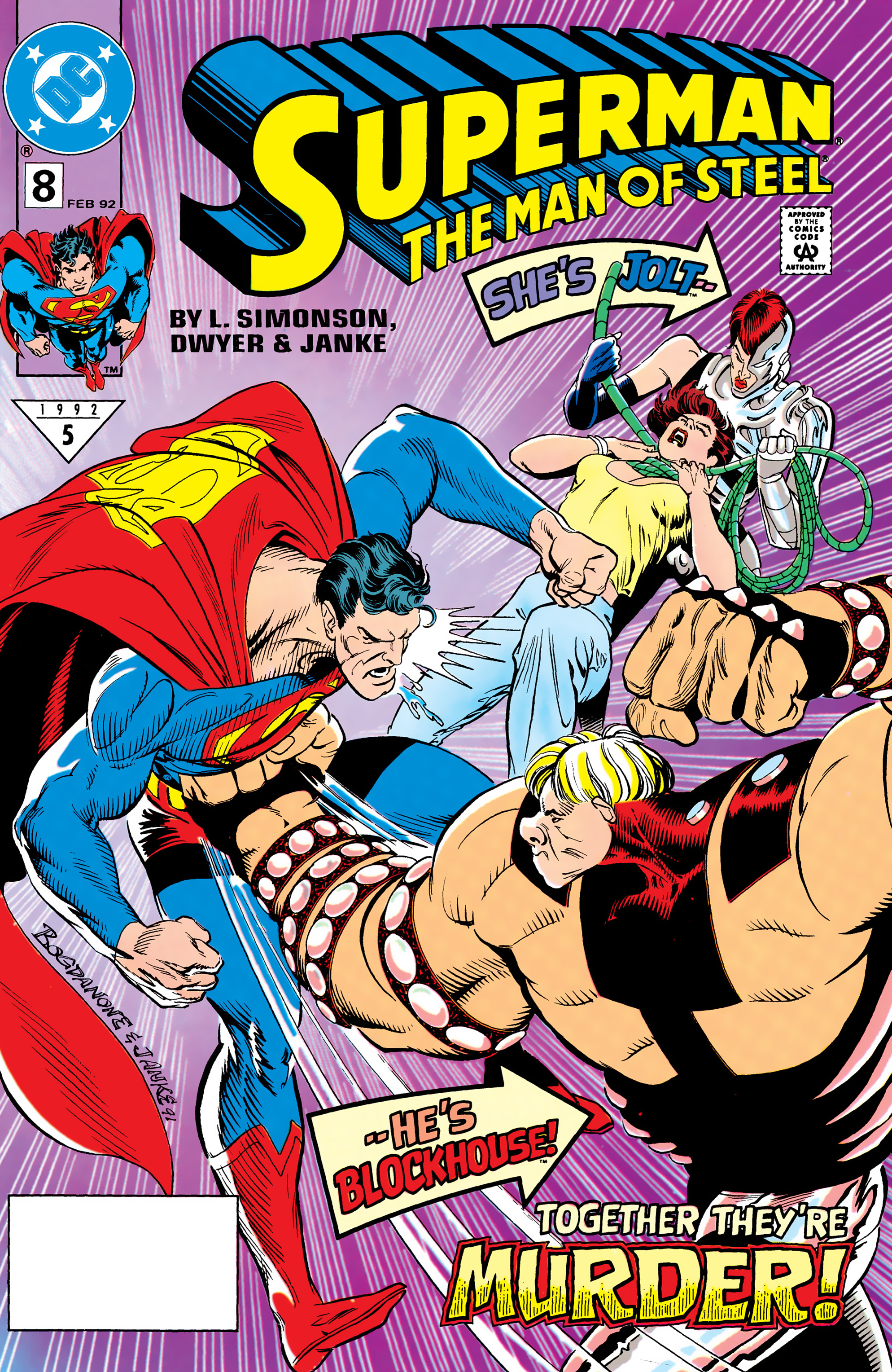 Read online Superman: The Man of Steel (1991) comic -  Issue #8 - 1