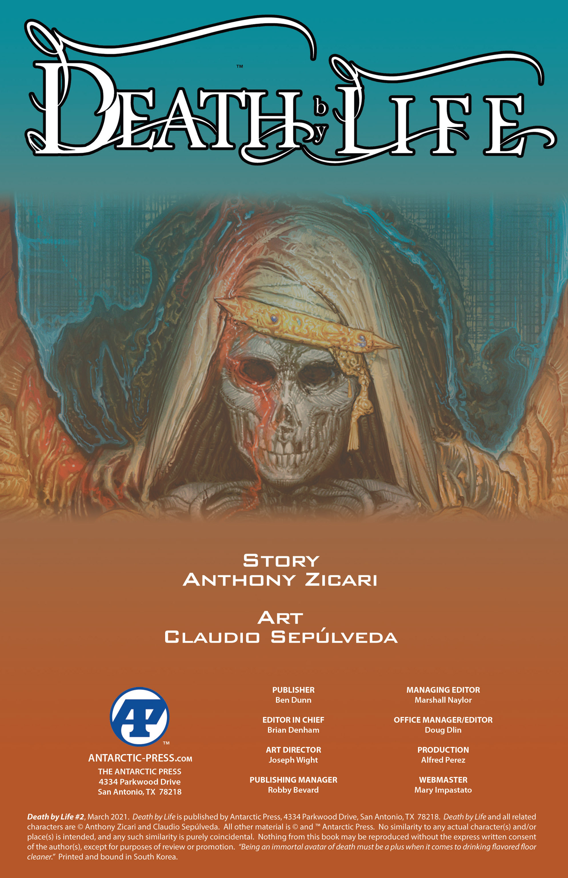 Read online Death By Life comic -  Issue #2 - 2
