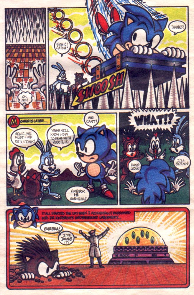 Read online Sonic the Hedgehog (1991) comic -  Issue # Full - 4