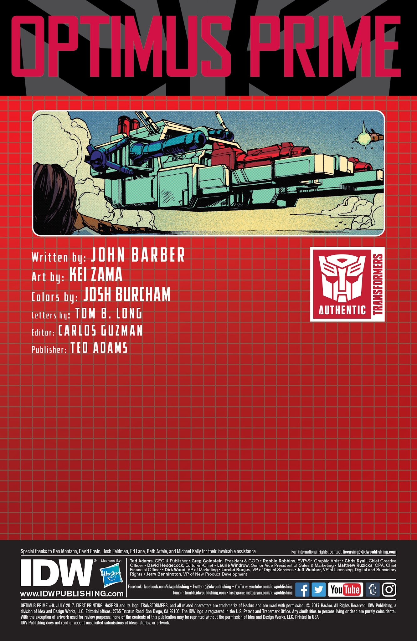 Read online Optimus Prime comic -  Issue #9 - 2