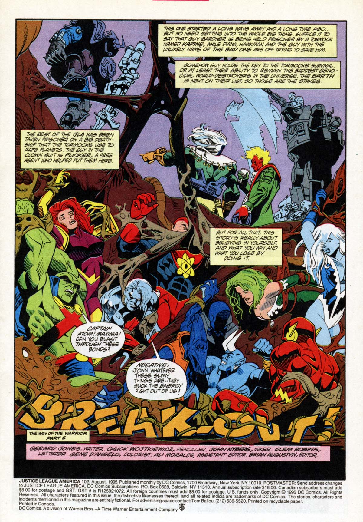 Read online Justice League America comic -  Issue #102 - 2