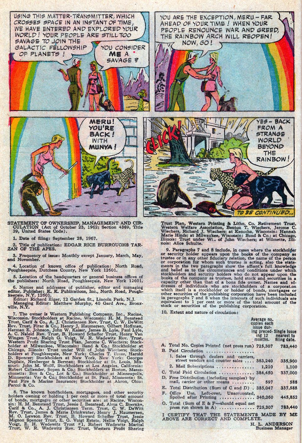 Read online Tarzan (1962) comic -  Issue #174 - 32