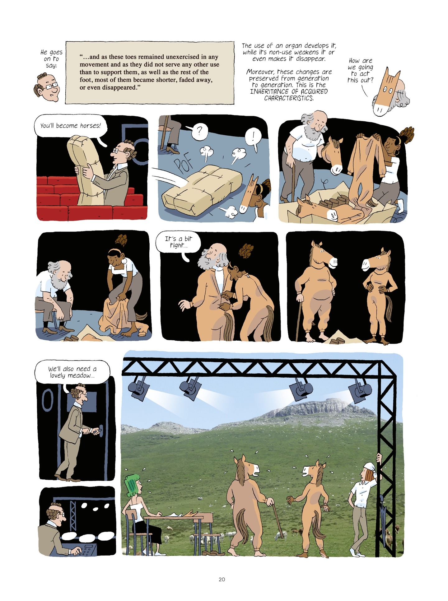 Read online Evolution, Darwin, God, and the Horse-People comic -  Issue # TPB - 19