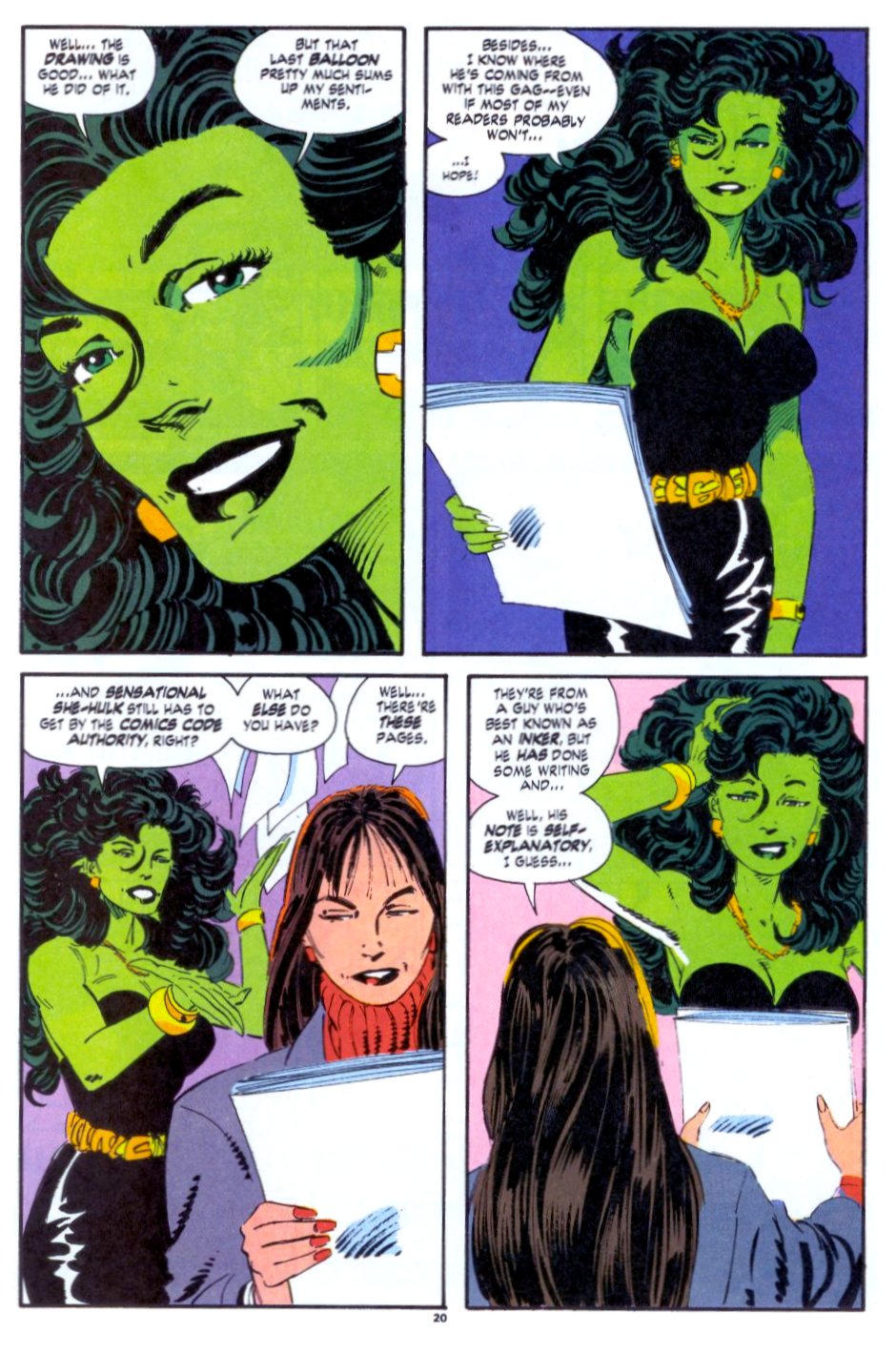 Read online The Sensational She-Hulk comic -  Issue #50 - 17