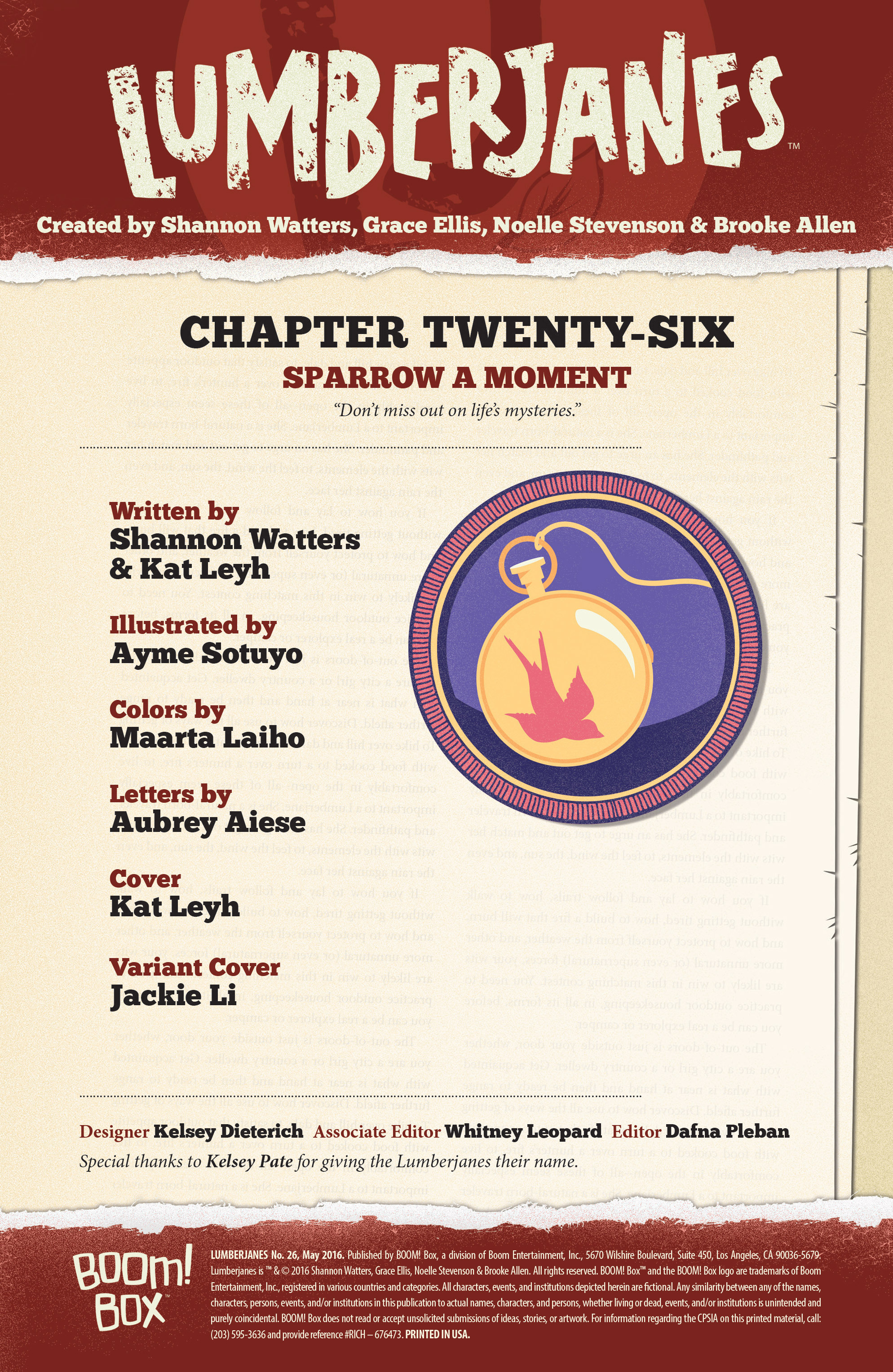 Read online Lumberjanes comic -  Issue #26 - 2