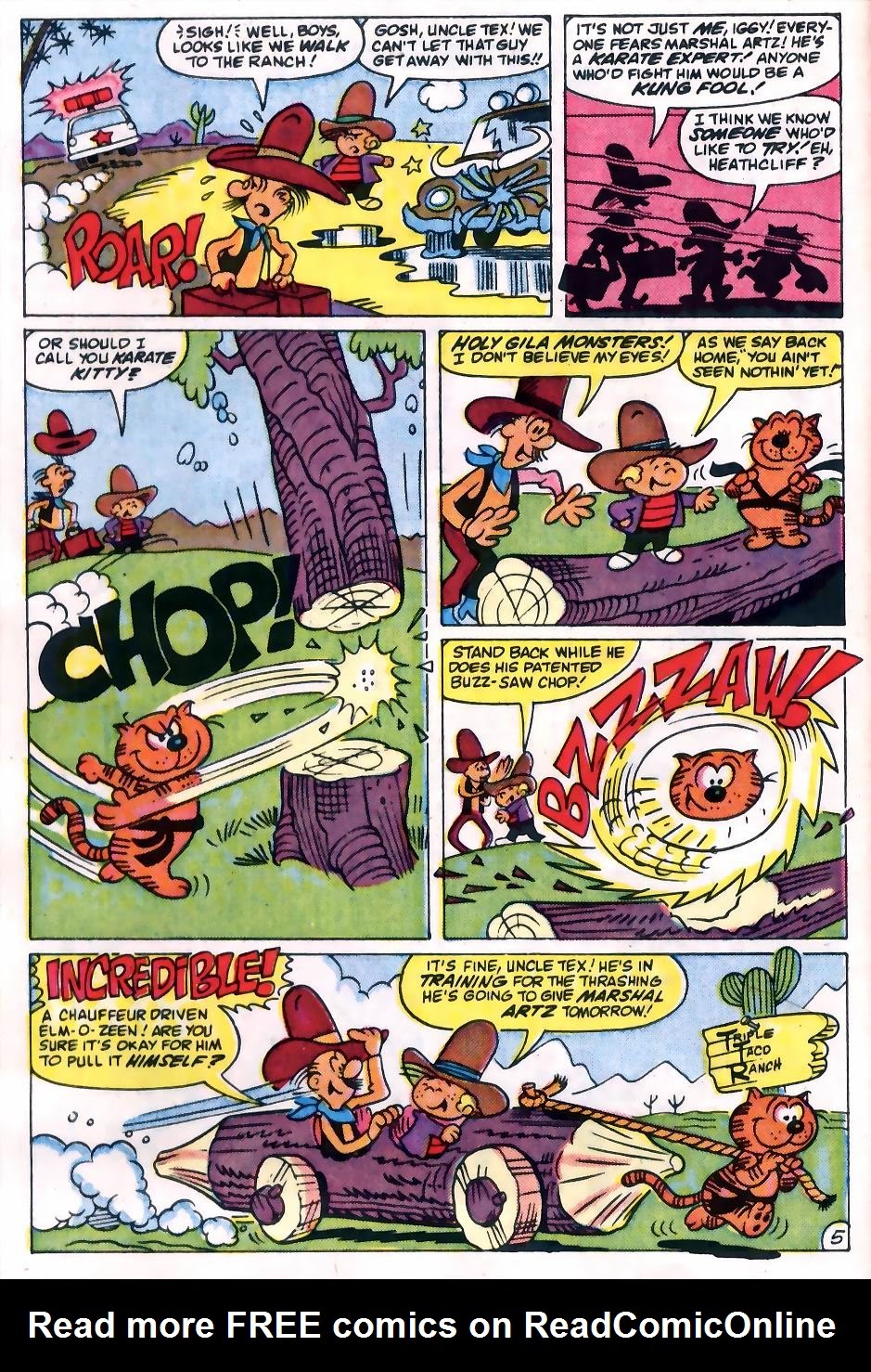 Read online Heathcliff's Funhouse comic -  Issue #1 - 6