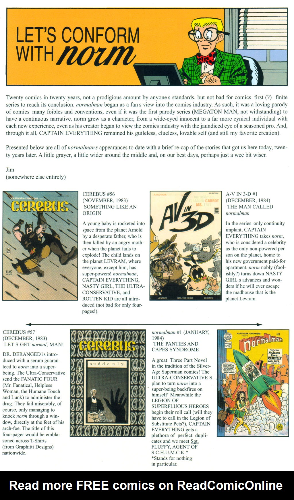 Read online Normalman 20th Anniversary Special comic -  Issue # Full - 22