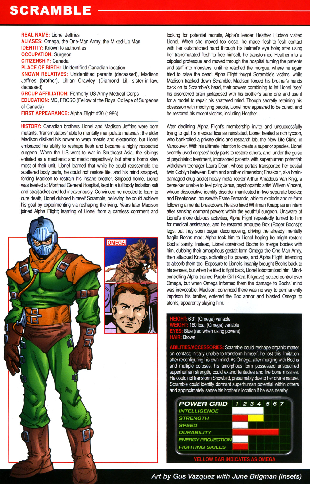 Read online Official Handbook of the Marvel Universe A To Z Update comic -  Issue #5 - 56