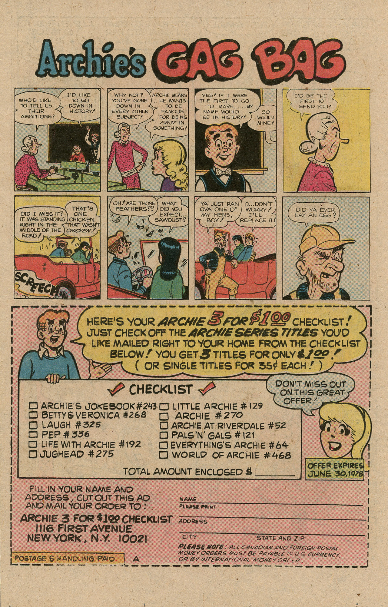 Read online Archie's TV Laugh-Out comic -  Issue #56 - 18