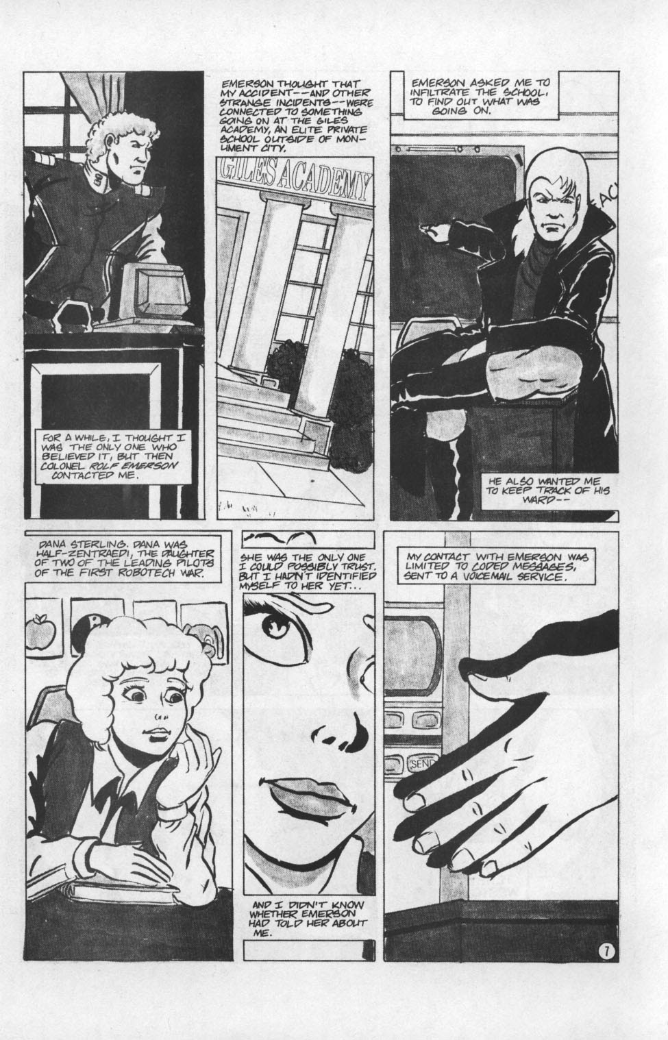 Read online Robotech II: The Sentinels - CyberPirates comic -  Issue #3 - 9