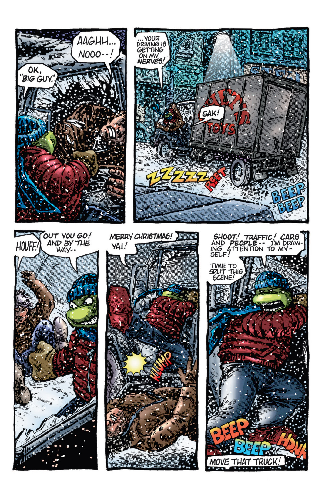 Read online Teenage Mutant Ninja Turtles Color Classics: Michaelangelo Micro-Series comic -  Issue # Full - 21
