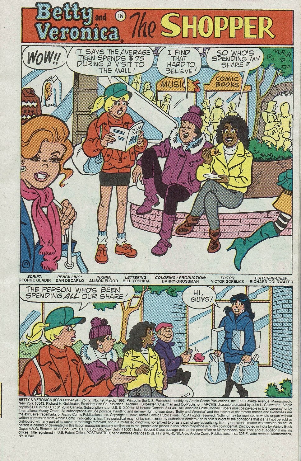 Read online Betty and Veronica (1987) comic -  Issue #49 - 3