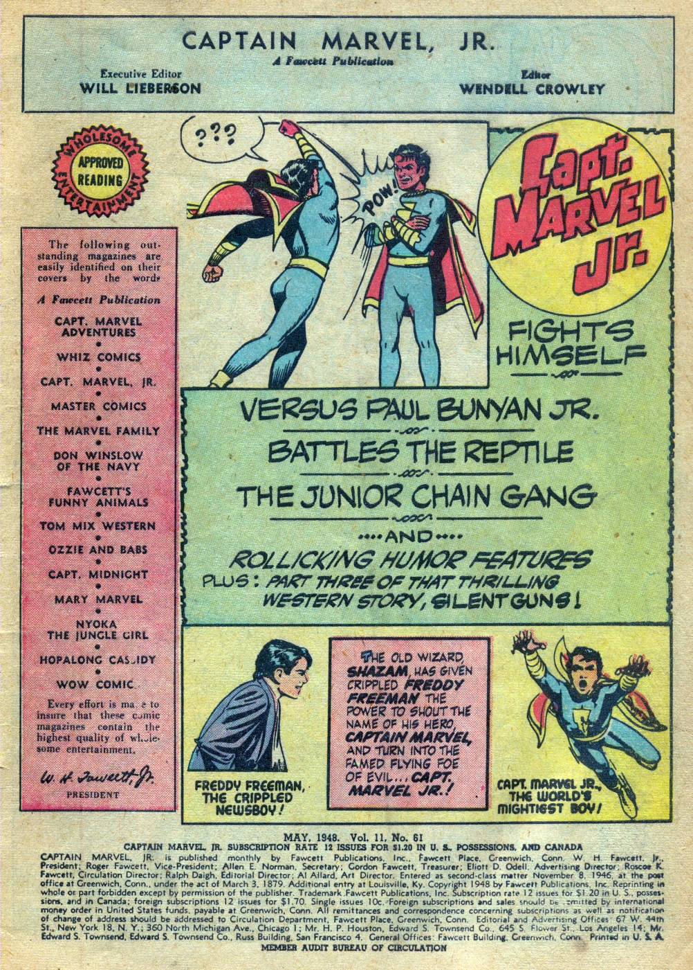 Read online Captain Marvel, Jr. comic -  Issue #61 - 3