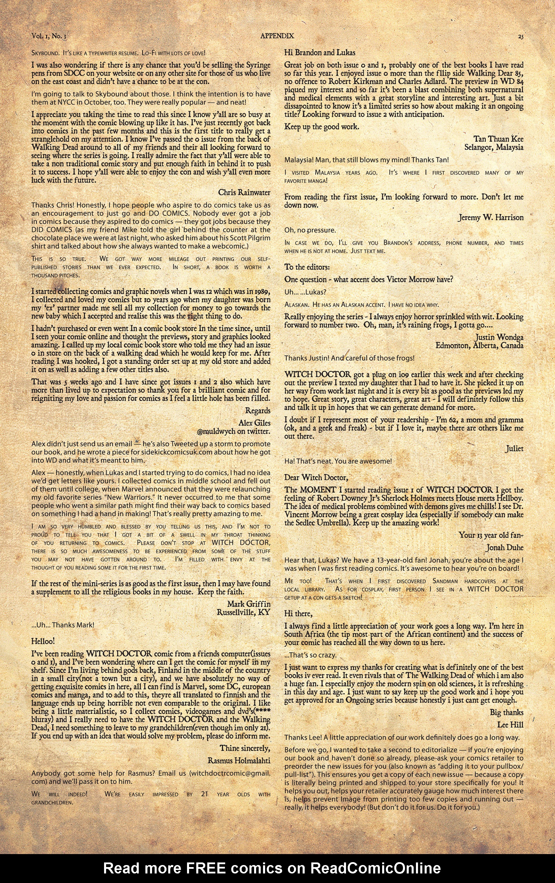 Read online Witch Doctor comic -  Issue # Full - 107