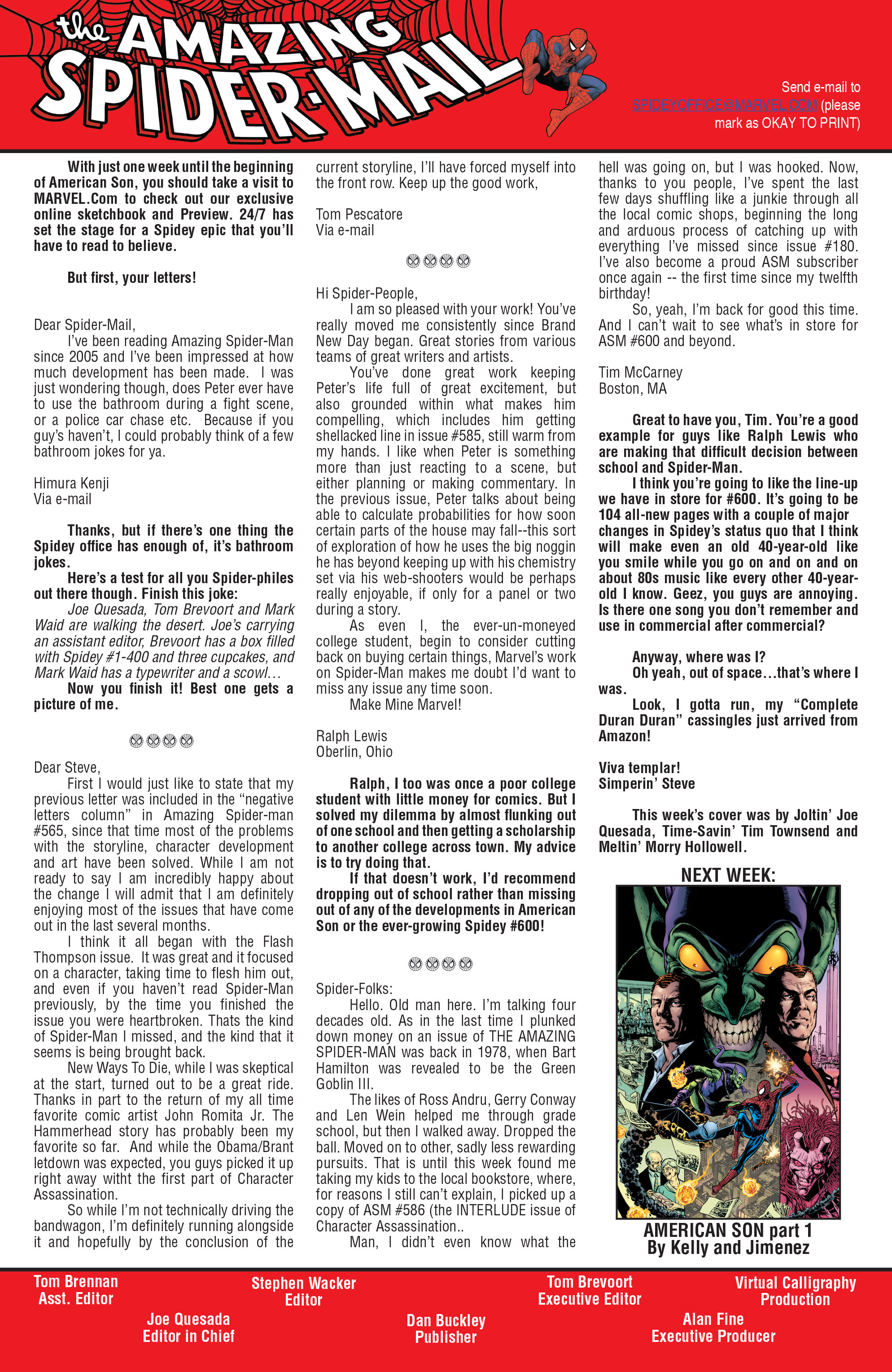 Read online The Amazing Spider-Man (1963) comic -  Issue #594 - 26
