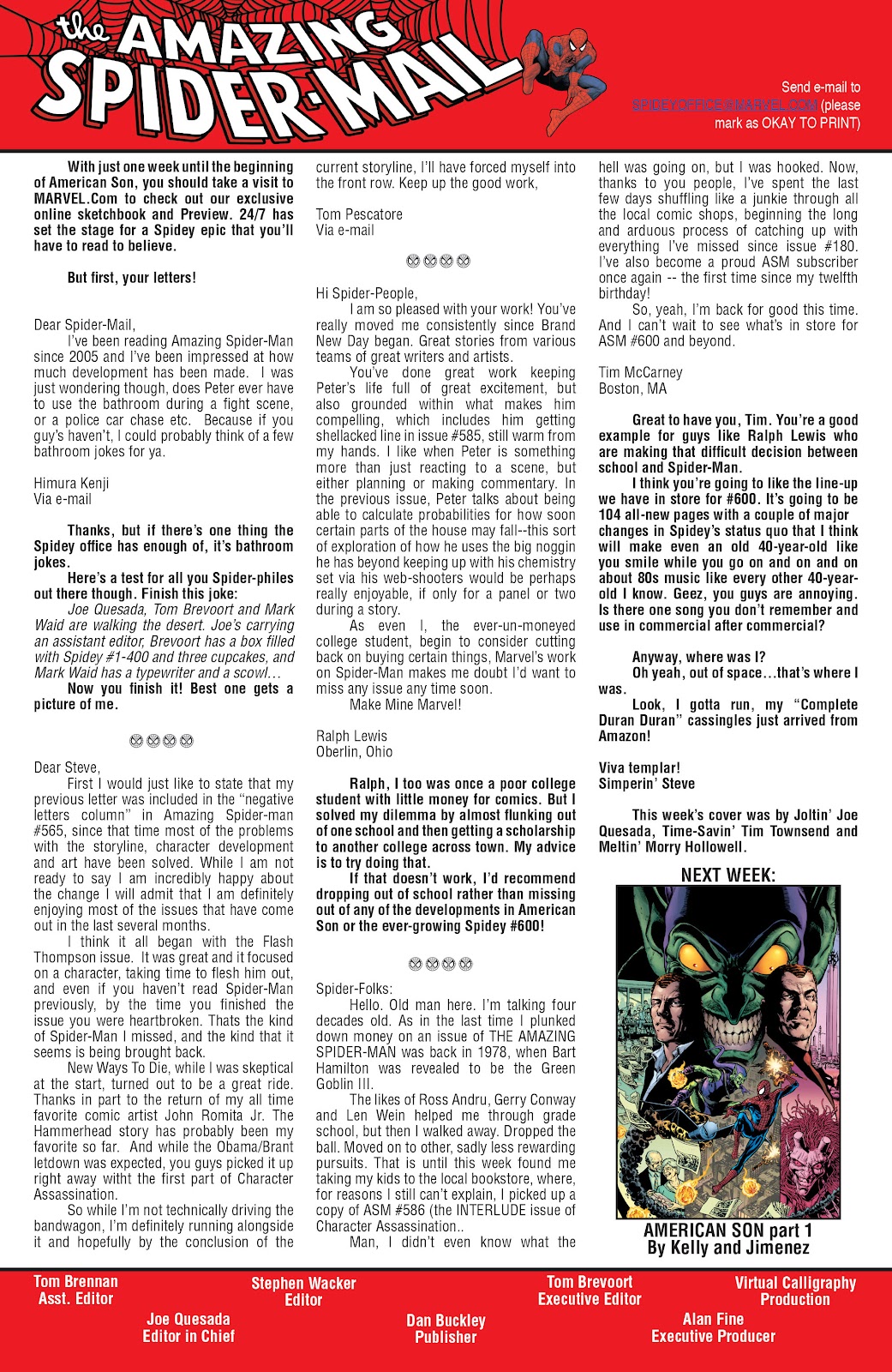 The Amazing Spider-Man (1963) issue 594 - Page 26