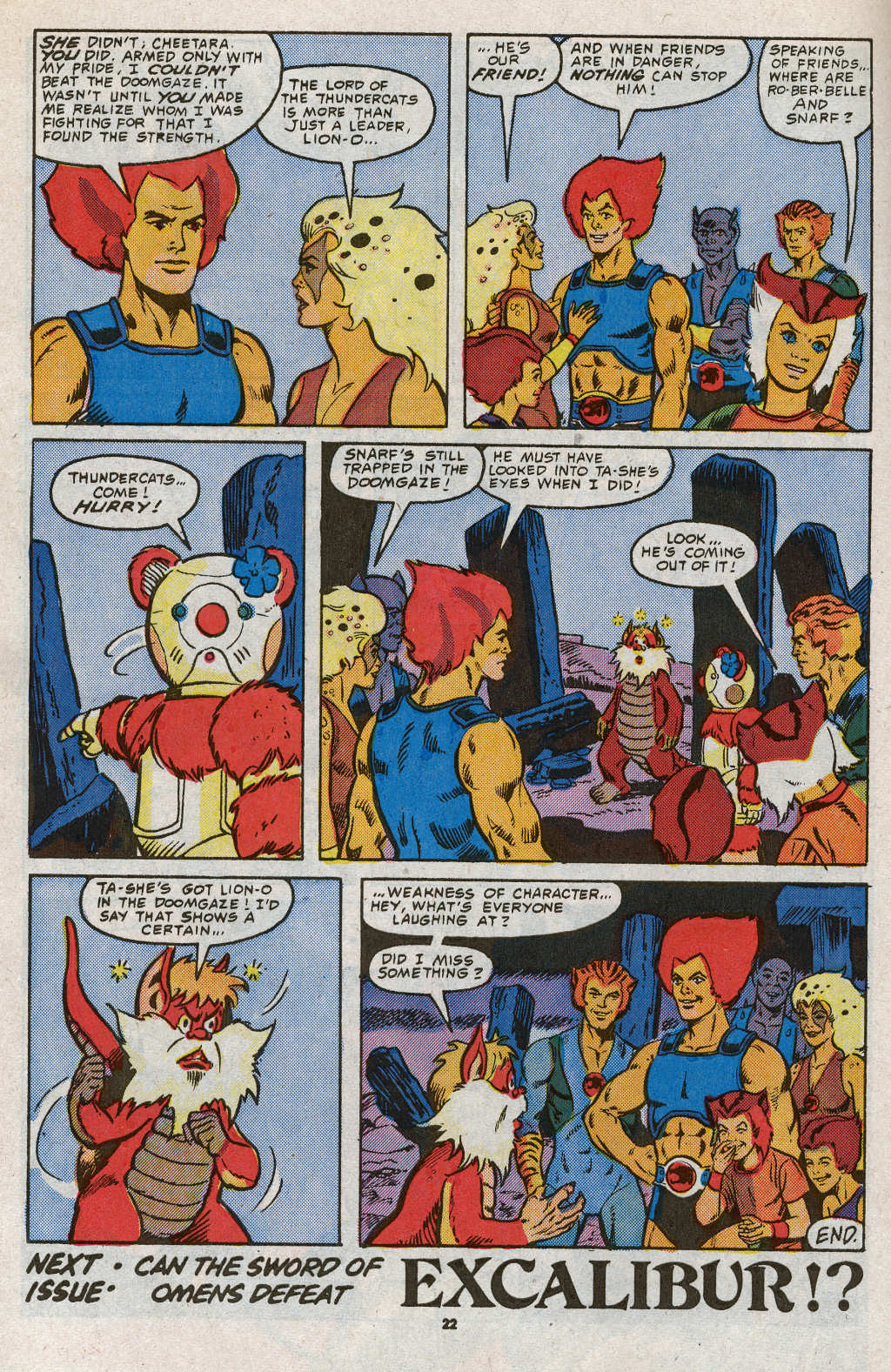 Read online ThunderCats (1985) comic -  Issue #19 - 32