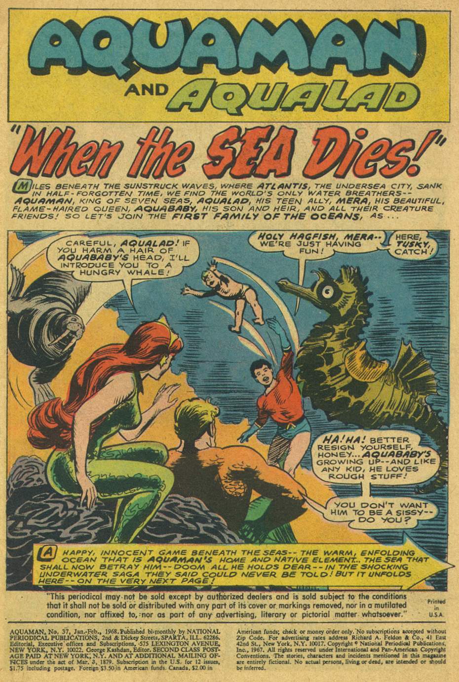 Read online Aquaman (1962) comic -  Issue #37 - 3