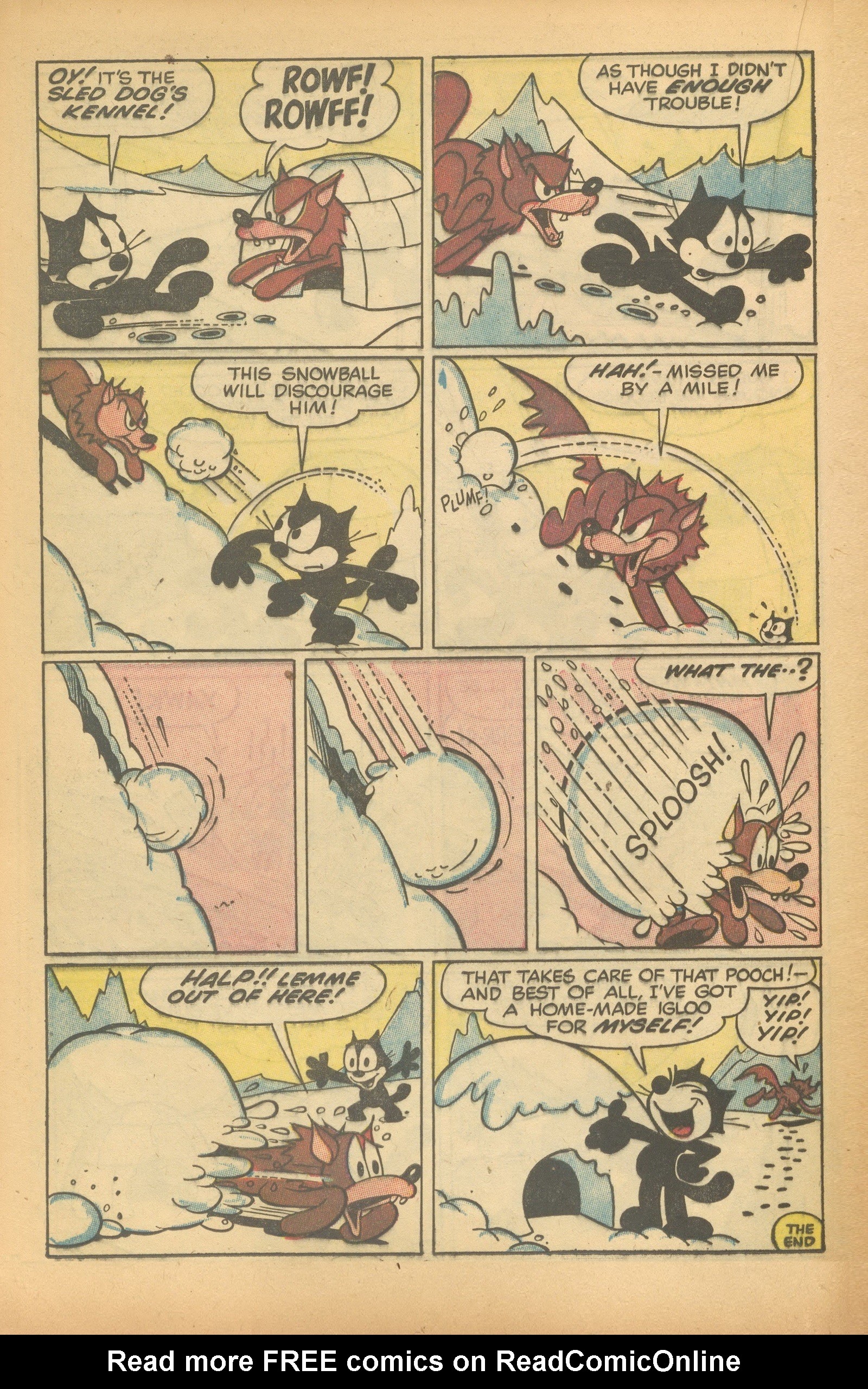 Read online Felix the Cat (1955) comic -  Issue #67 - 16