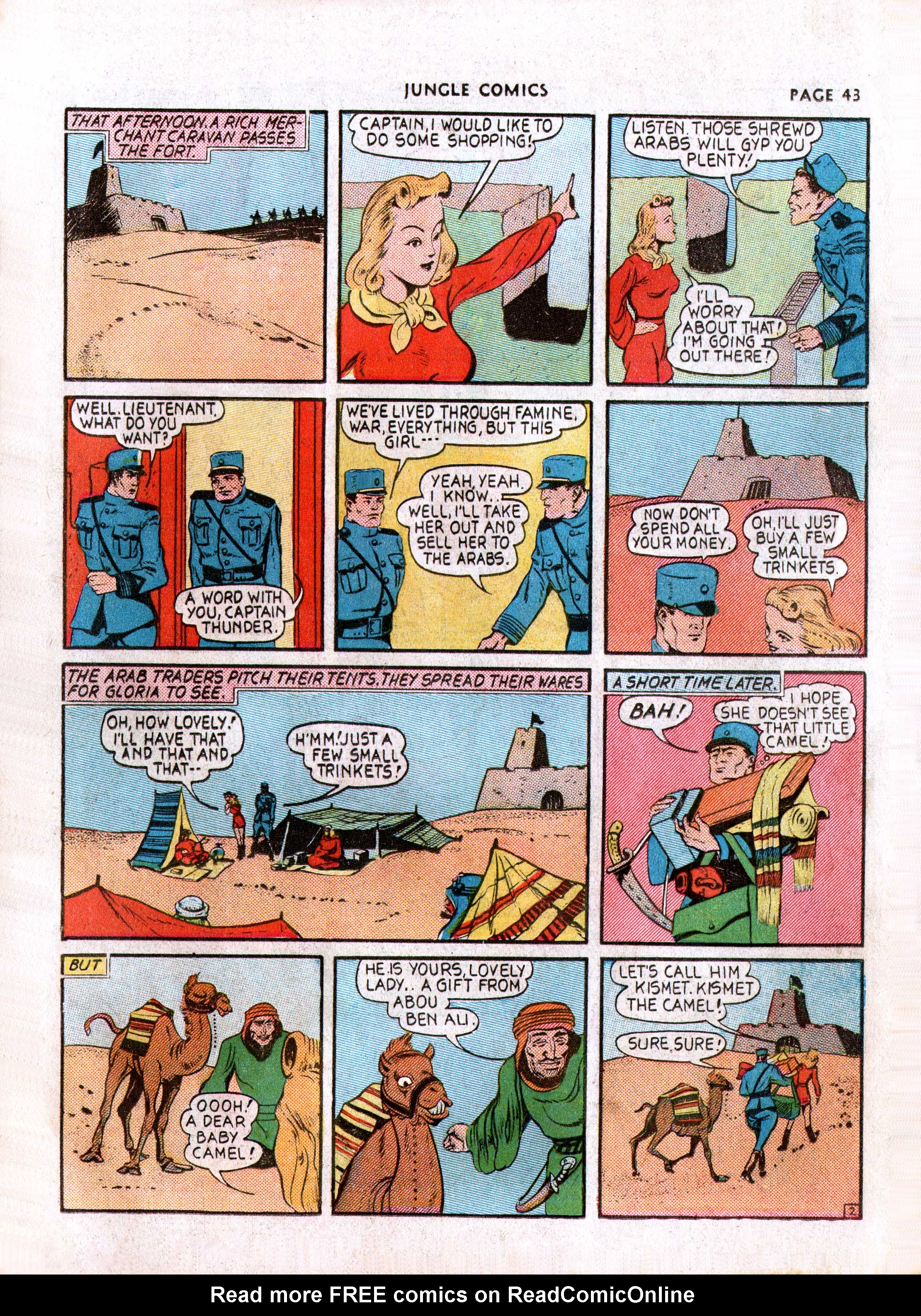 Read online Jungle Comics comic -  Issue #7 - 45