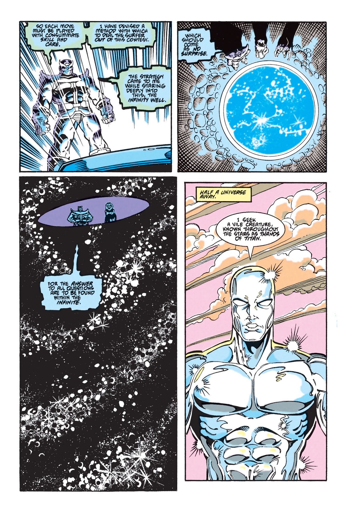 Read online Silver Surfer (1987) comic -  Issue # _TPB Silver Surfer - Rebirth of Thanos (Part 1) - 103