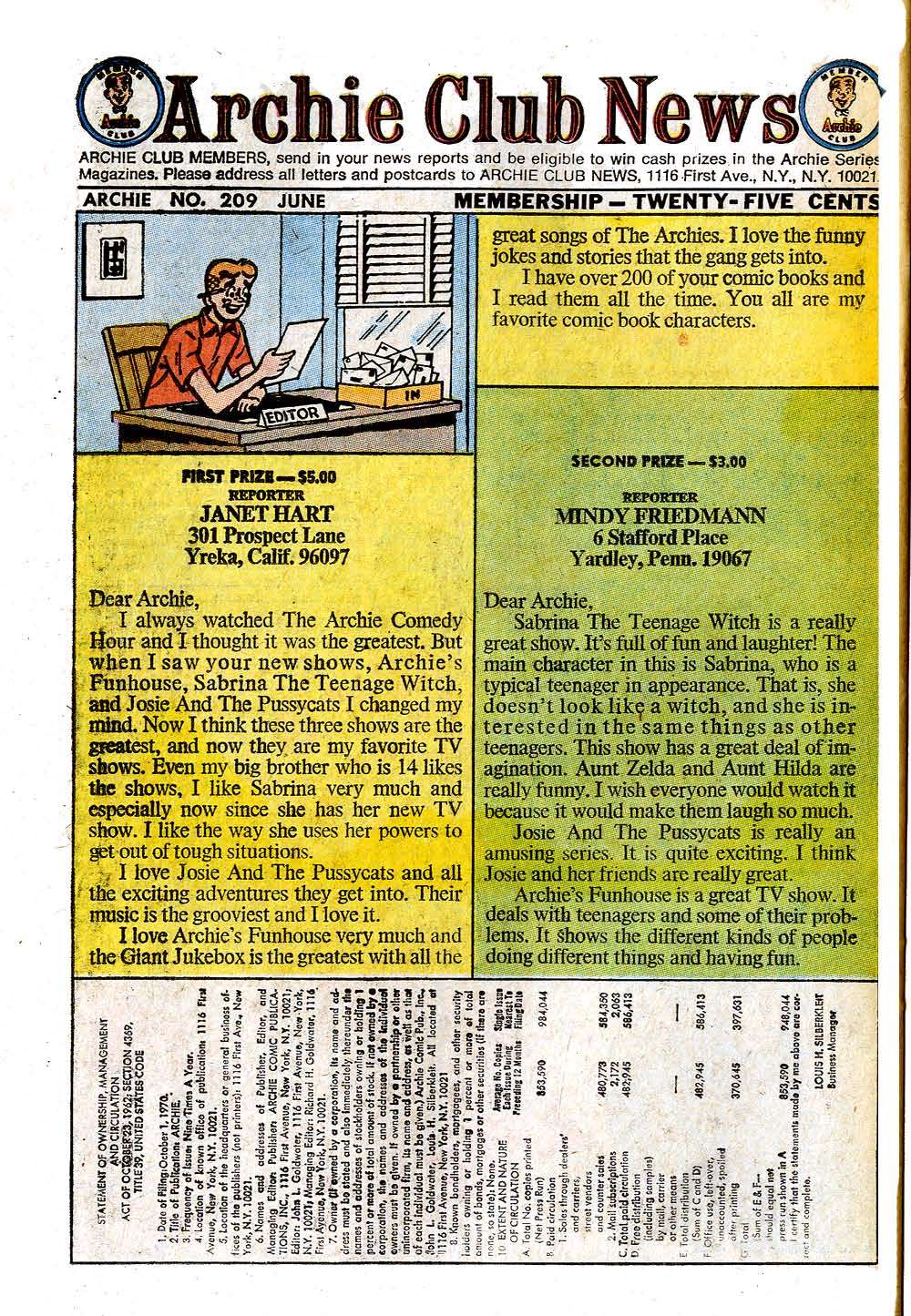 Read online Archie (1960) comic -  Issue #209 - 26