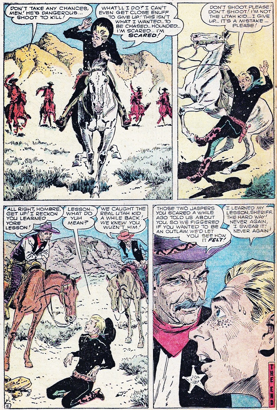 Read online Western Outlaws (1954) comic -  Issue #17 - 22