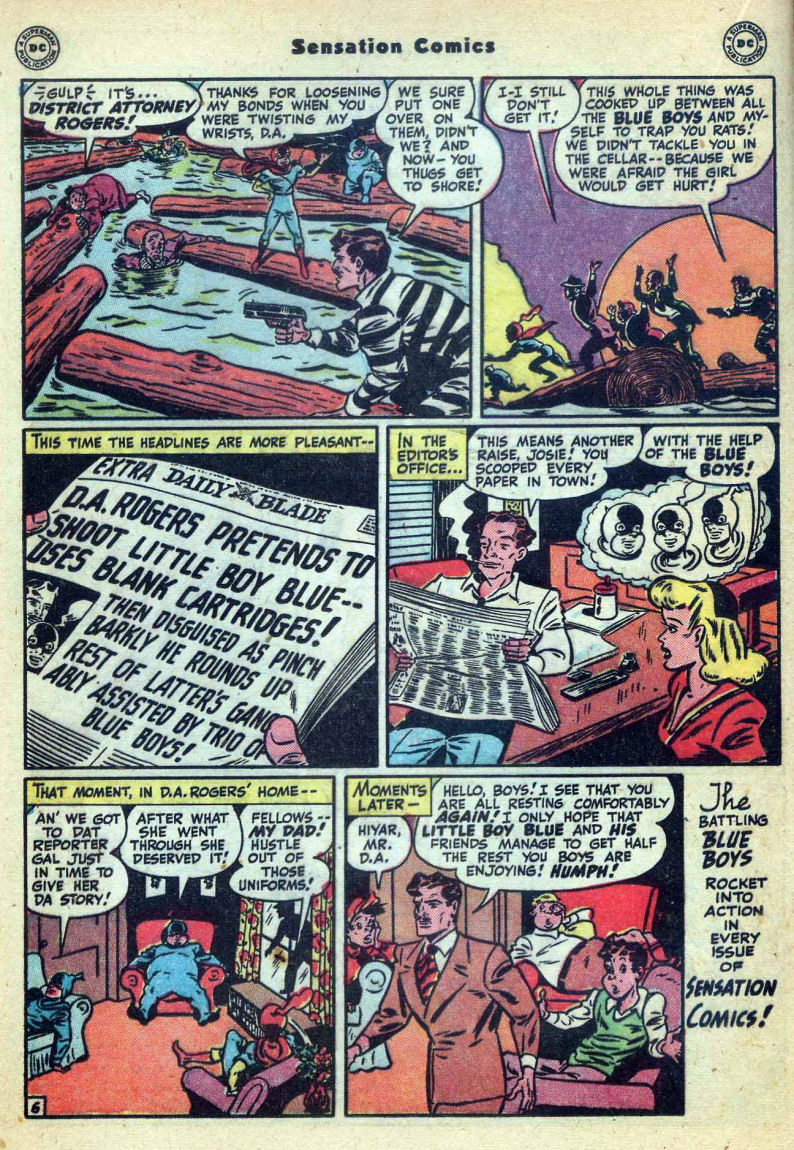 Read online Sensation (Mystery) Comics comic -  Issue #73 - 22
