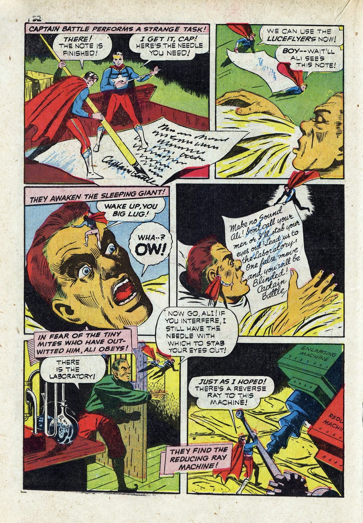 Read online Captain Battle Comics comic -  Issue #2 - 35