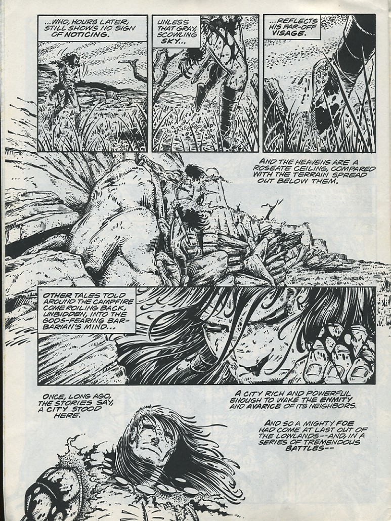 Read online The Savage Sword Of Conan comic -  Issue #221 - 8