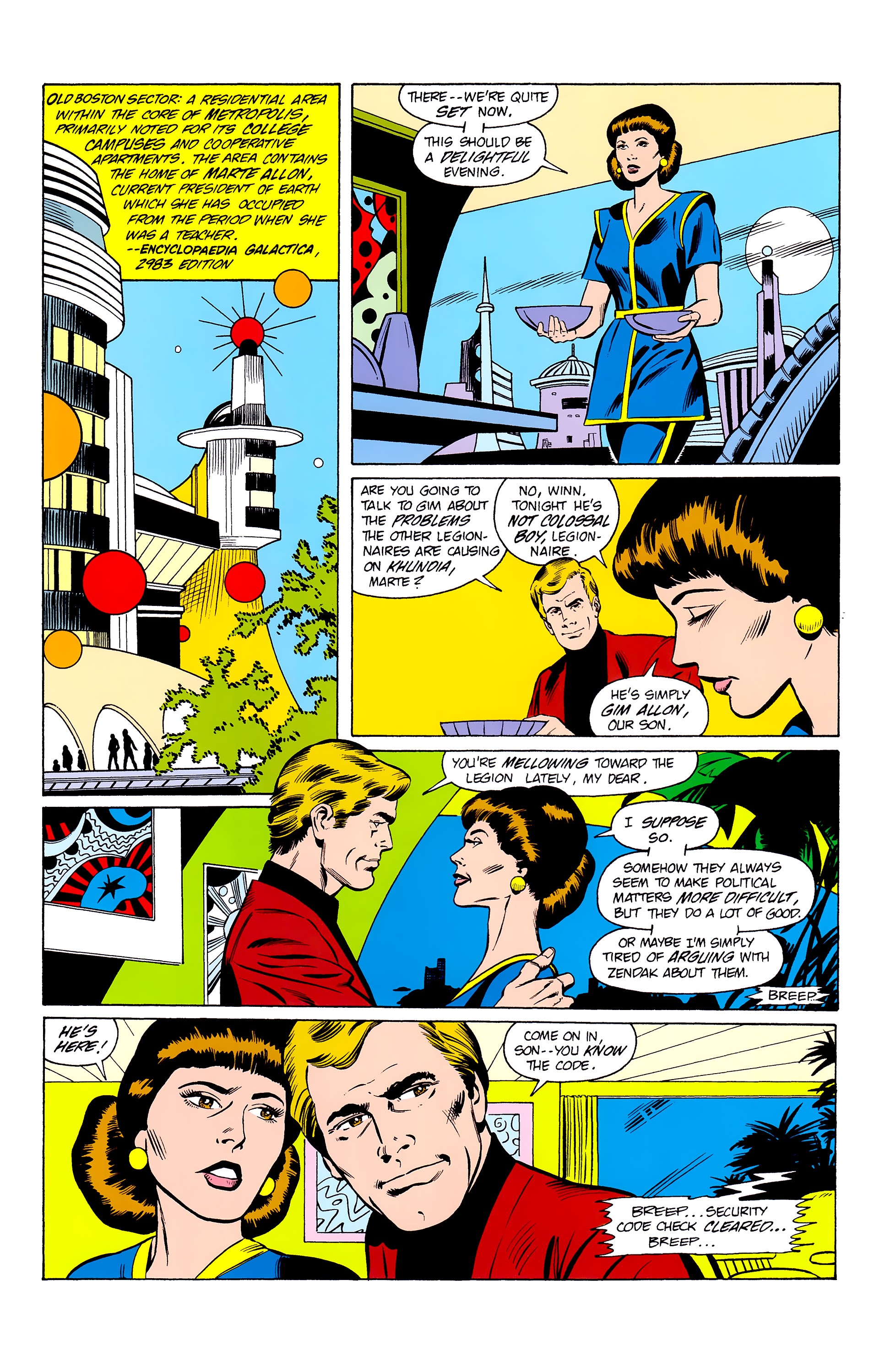 Read online Legion of Super-Heroes (1980) comic -  Issue #308 - 18