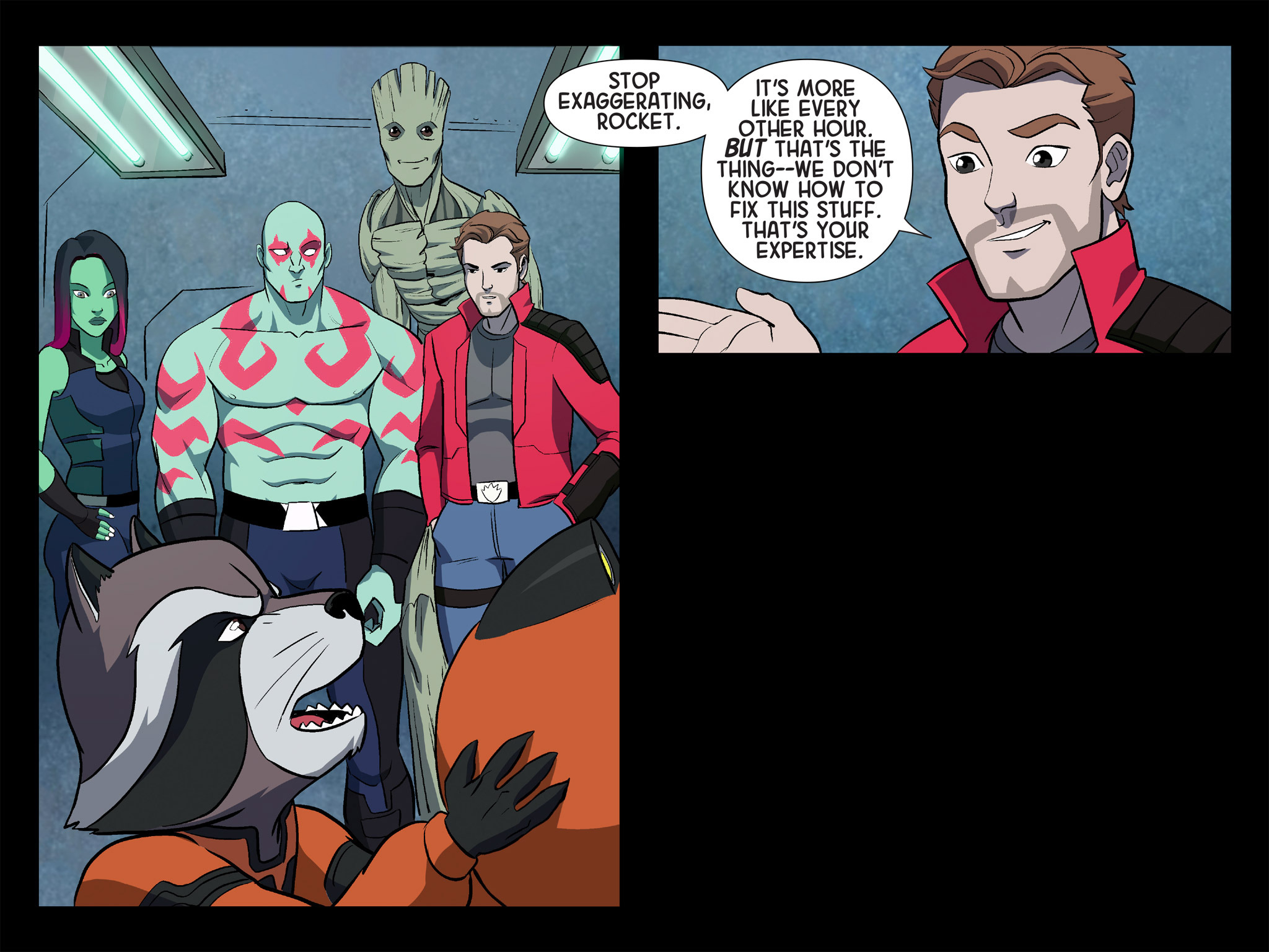 Read online Guardians of the Galaxy: Awesome Mix Infinite Comic comic -  Issue #6 - 12